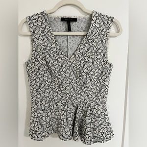 BCBGMaxAzria Peplum Top